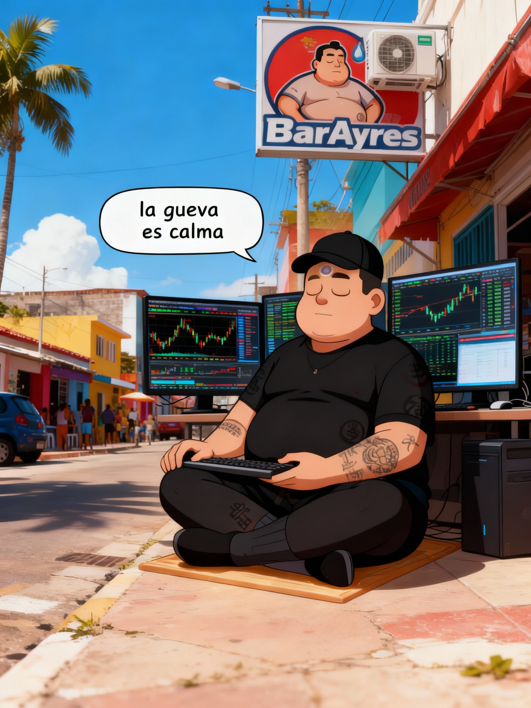 Arte noche estrellada gato